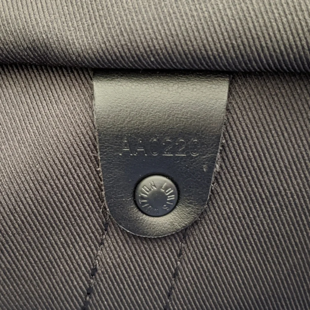 Louis Vuitton Monogram Eclipse Foliage Keepall Bandouliere 50